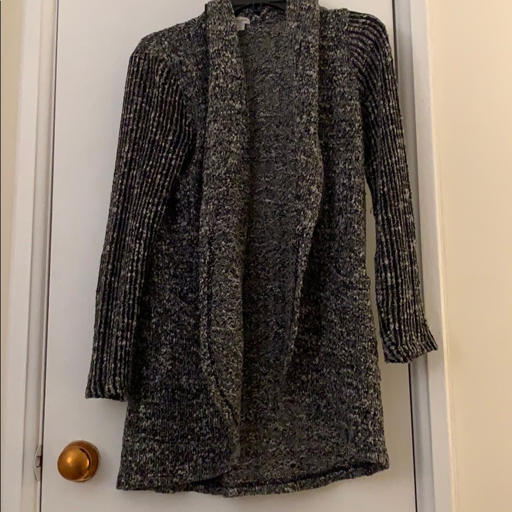 Splendid black and white sweater